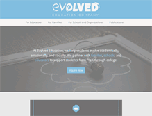 Tablet Screenshot of evolveded.com